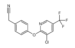 2-[4-[3-chloro-5-(trifluoromethyl)pyridin-2-yl]oxyphenyl]acetonitrile 339029-95-7