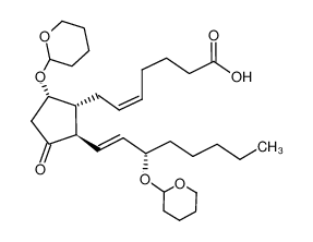 64072-52-2 (Z)-7-((1R,2R,5S)-3-oxo-5-((tetrahydro-2H-pyran-2-yl)oxy)-2-((3S,E)-3-((tetrahydro-2H-pyran-2-yl)oxy)oct-1-en-1-yl)cyclopentyl)hept-5-enoic acid