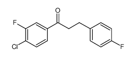 1-(4-chloro-3-fluorophenyl)-3-(4-fluorophenyl)propan-1-one 898768-46-2