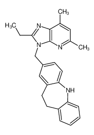 2-(2-ethyl-5,7-dimethyl-3H-imidazo[4,5-b]pyridin-3-yl)methyl-10,11-dihydro-5H-dibenzo[b,f]azepine