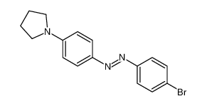 89505-21-5 (4-bromophenyl)-(4-pyrrolidin-1-ylphenyl)diazene