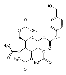 186653-77-0 N-[4-(hydroxymethyl)phenyl] O-(2,3,4,6-tetra-O-acetyl-β-D-galactopyranosyl) carbamate