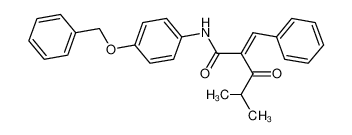 163217-66-1 spectrum, 2-benzylidene-4-methyl-3-oxo-pentanoic acid (4-benzyloxy-phenyl)-amide