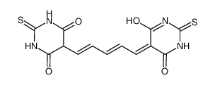 1-(4-氧代-6-羟基-2-硫代-2,3,4,5-四氢-嘧啶并-5-亚基)-5-(4,6-二氧代-2-硫代-六氢-嘧啶并-5-基)-戊-2,4-二烯