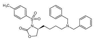 912806-83-8 spectrum, (S)-N-tosyl-4-((4'-dibenzylamino)butyl)-1,3-oxazolidin-2-one