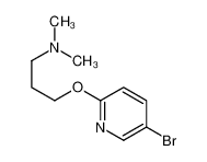 3-((5-Bromopyridin-2-yl)oxy)-N,N-dimethylpropan-1-amine 1248399-37-2