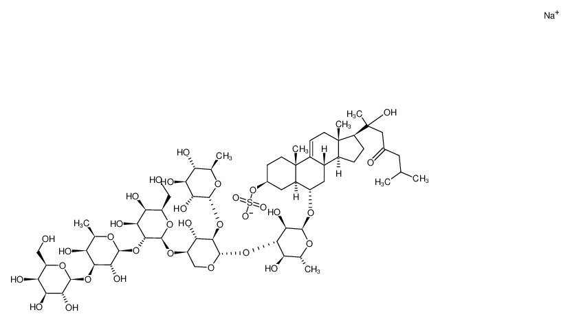 88434-20-2 structure, C62H101NaO33S