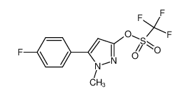 5-(4-fluorophenyl)-1-methyl-1H-pyrazol-3-yltrifluoromethanesulfonate 623577-34-4