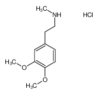 2-(3,4-dimethoxyphenyl)-N-methylethanamine,hydrochloride 13078-76-7