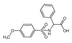 2-[(4-methoxyphenyl)sulfonylamino]-2-phenylacetic acid 117309-46-3