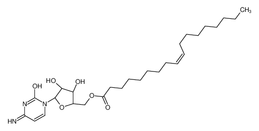 4-Amino-1-{5-O-[(9E)-9-octadecenoyl]-β-D-arabinofuranosyl}-2(1H)- pyrimidinone 188181-42-2