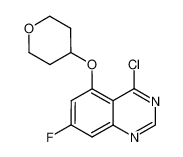 379228-55-4 spectrum, 4-chloro-7-fluoro-5-tetrahydropyran-4-yloxyquinazoline