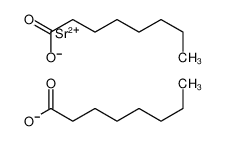 58429-86-0 structure, C16H30O4Sr