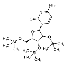 51432-41-8 spectrum, 4-amino-1-((2R,3R,4R,5R)-3,4-bis((trimethylsilyl)oxy)-5-(((trimethylsilyl)oxy)methyl)tetrahydrofuran-2-yl)pyrimidin-2(1H)-one