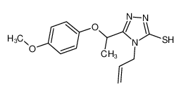 4-烯丙基-5-[1-(4-甲氧基苯氧基)乙基]-4H-1,2,4-噻唑-3-硫醇