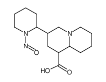 3-(1-nitrosopiperidin-2-yl)-2,3,4,6,7,8,9,9a-octahydro-1H-quinolizine-1-carboxylic acid 38539-17-2