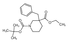 1-O-tert-butyl 3-O-ethyl 3-benzylpiperidine-1,3-dicarboxylate 170842-80-5