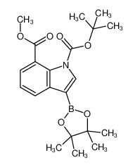 1256360-02-7 structure, C21H28BNO6