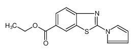 ethyl 2-pyrrol-1-yl-1,3-benzothiazole-6-carboxylate 289651-81-6