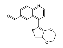 4-(2,3-dihydrothieno[3,4-b][1,4]dioxin-5-yl)quinoline-6-carbaldehyde 1119899-28-3