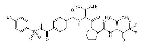 105120-01-2 structure, C30H34BrF3N4O7S