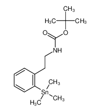 1382354-89-3 t-butyl 2-[2-(trimethylstannyl)phenyl]ethylcarbamate