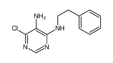 6-chloro-4-N-(2-phenylethyl)pyrimidine-4,5-diamine 73840-54-7