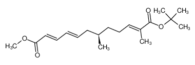 103522-54-9 (2E,4E,10E)-(R)-(-)-methyl 11-tert-butoxycarbonyl-7-methyl-undeca-2,4,10-trienoate