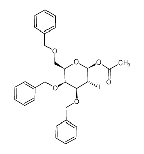 acetyl 3,4,6-tri-(O-benzyl)-2-deoxy-2-iodo-β-D-galactopyranoside 202919-84-4