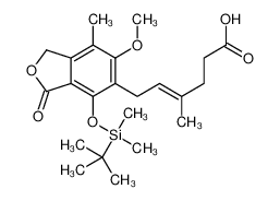 1076199-63-7 structure, C23H34O6Si