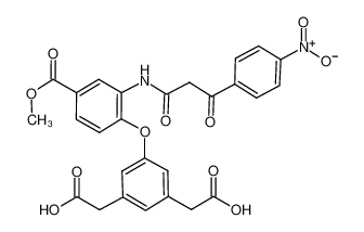 METHYL-3-[2-(4-NITROBENZOYL)ACETAMINO]-4-[3,5-DICARBOXYMETHYL)-PHENOXY]-BENZOATE 116933-03-0