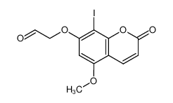 866081-74-5 2-(8-iodo-5-methoxy-2-oxochromen-7-yloxy)ethanal