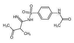 108846-04-4 spectrum, N-(N-acetyl-sulfanilyl)-2-methyl-acetoacetamidine