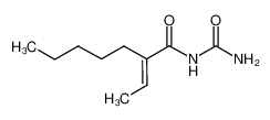 (2Z)-N-氨基甲酰-2-亚乙基庚酰胺