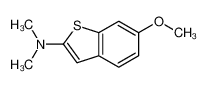 6-Methoxy-N,N-dimethyl-1-benzothiophen-2-amine 111359-29-6