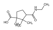 3-(乙基氨基甲酰)-1,2,2-三甲基环戊烷羧酸