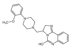 3-[[4-(2-甲氧基苯基)哌嗪-1-基]甲基]-3,6-二氢-2H-咪唑并[1,2-c]喹唑啉-5-酮