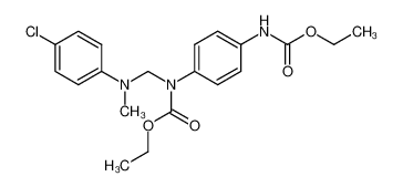 116015-95-3 [4-({[(4-Chloro-phenyl)-methyl-amino]-methyl}-ethoxycarbonyl-amino)-phenyl]-carbamic acid ethyl ester