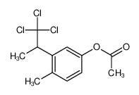 [4-methyl-3-(1,1,1-trichloropropan-2-yl)phenyl] acetate 91394-20-6