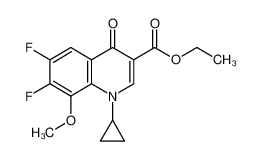 1-环丙基-6,7-二氟-1,4-二氢-8-甲氧基-4-氧代-3-喹啉羧酸乙酯