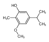 76859-64-8 spectrum, 5-isopropyl-3-methoxy-2-methylphenol