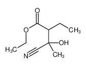 ethyl 3-cyano-2-ethyl-3-hydroxybutanoate