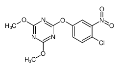 163685-02-7 2-(4-chloro-3-nitrophenoxy)-4,6-dimethoxy-1,3,5-triazine