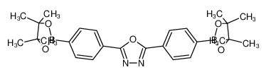 2,5-bis[4-(4,4,5,5-tetramethyl-1,3,2-dioxaborolanyl)phenyl]-1,3,4-oxadiazole 1116122-85-0