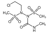 1,2-双(甲磺酰基)-1-(2-氯乙基)-2-(甲氨羰基)肼