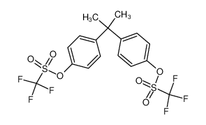 139725-20-5 structure, C17H14F6O6S2