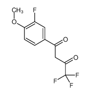 4,4,4-trifluoro-1-(3-fluoro-4-methoxyphenyl)butane-1,3-dione