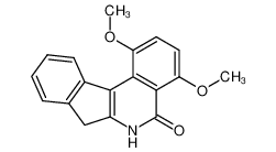 1,4-Dimethoxy-6H,7H-indeno[2,1-c]isoquinolin-5-one 101194-98-3