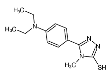 3-[4-(diethylamino)phenyl]-4-methyl-1H-1,2,4-triazole-5-thione 669748-04-3