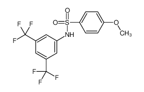 900927-15-3 structure, C15H11F6NO3S